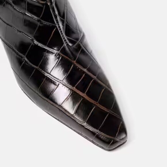 BNIB TOTEME Brown 'The Slim' Knee-High Boots - Picture 3 of 9